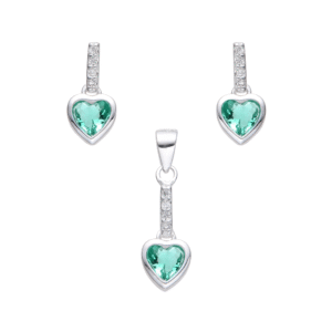 Juego de Circonias Corazón