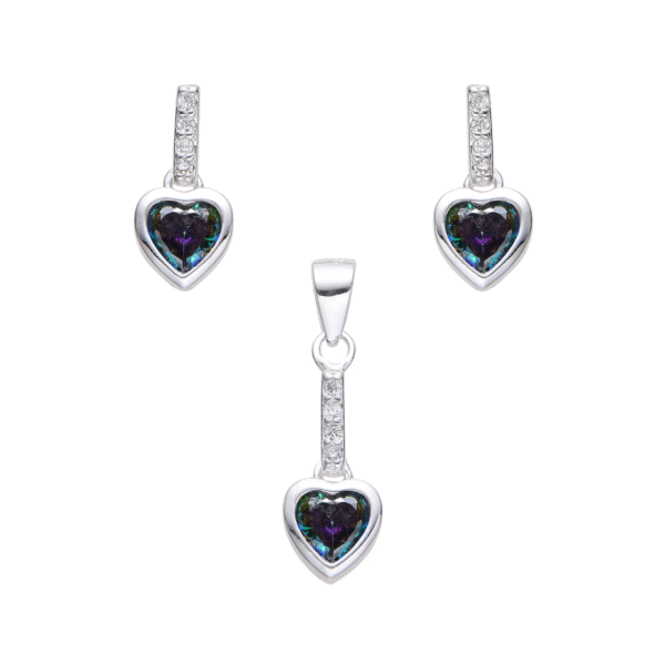 Juego de Circonias Corazón