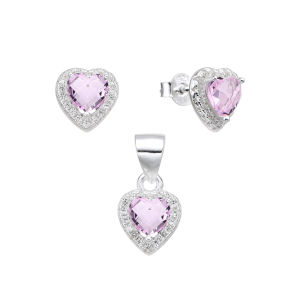 Juego de Circonias Corazón