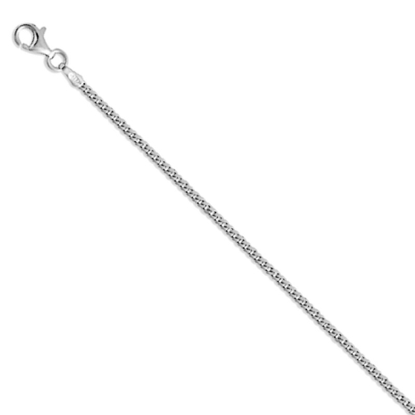 Pulsera Eslabón Cubana Martillada
