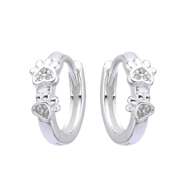 Zarcillos Huella de Perro