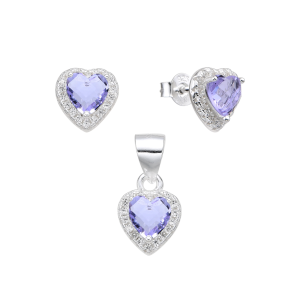 Juego de Circonias Corazón