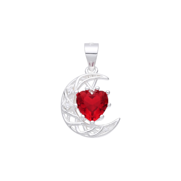 Dije de Luna y Corazón