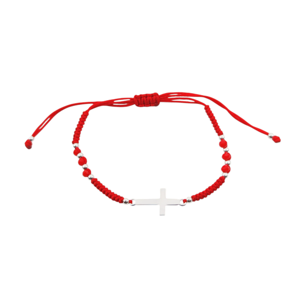 Pulsera Roja de Cruz