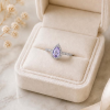 Anillo Circonia Lavanda