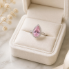 Anillo Circonia Rosa