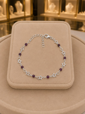 Pulsera De Estrellas Y Cristales