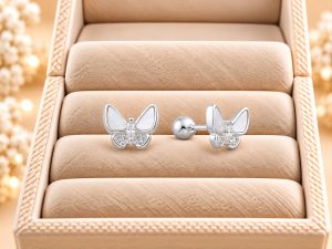 Aretes De Mariposa