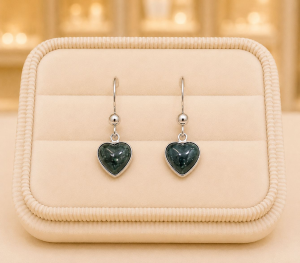 Aretes Colgantes De Corazón