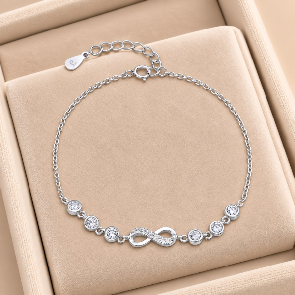 Pulsera De Infinito Y Puntos De Luz